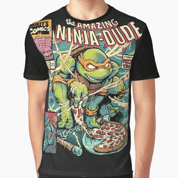 T-shirts Queens Nickelodeon Teenage Mutant Ninja Turtles - Mikey