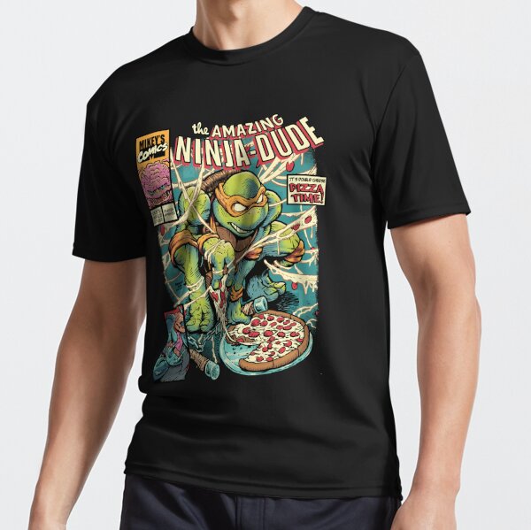 Buy Ninja Turtles Mens T-Shirt Black - TMNT T-Shirt 2016 Movie Fan