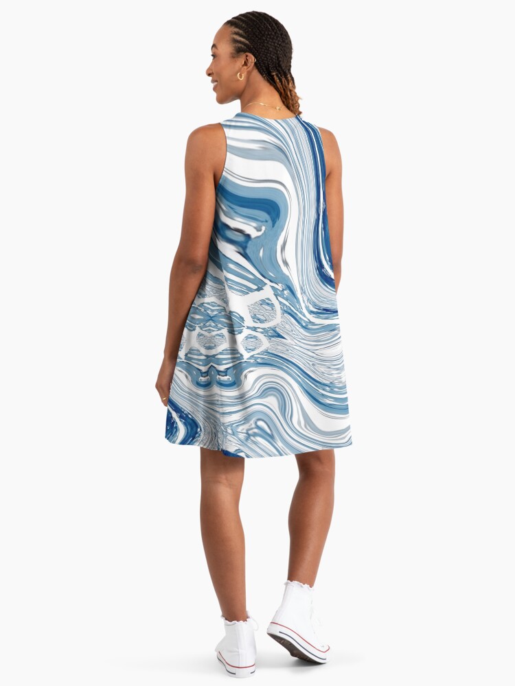 nautical beach dress Nautical Print Ava Bustier Maxi Dress main image 0