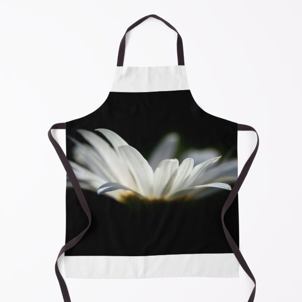 Item preview, White chamomile on black background designed and sold by olena2552.