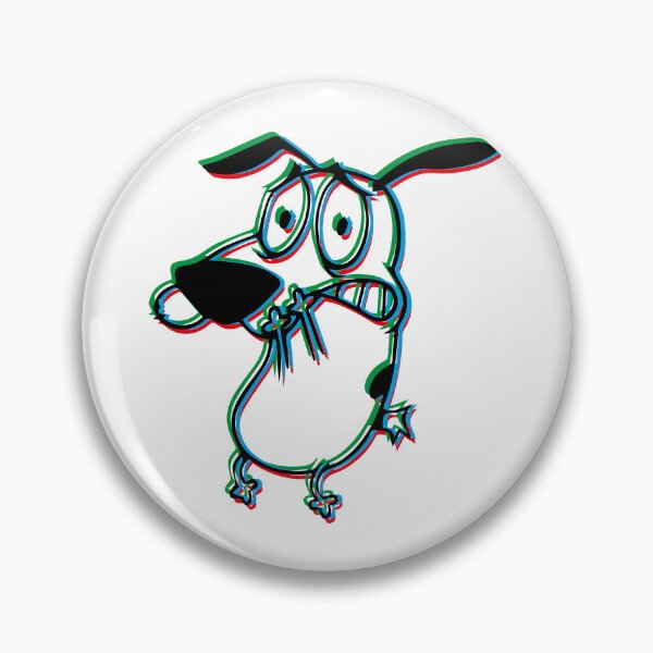 Item preview, Courage the Cowardly Dog Cartoon designed and sold by Necronder.