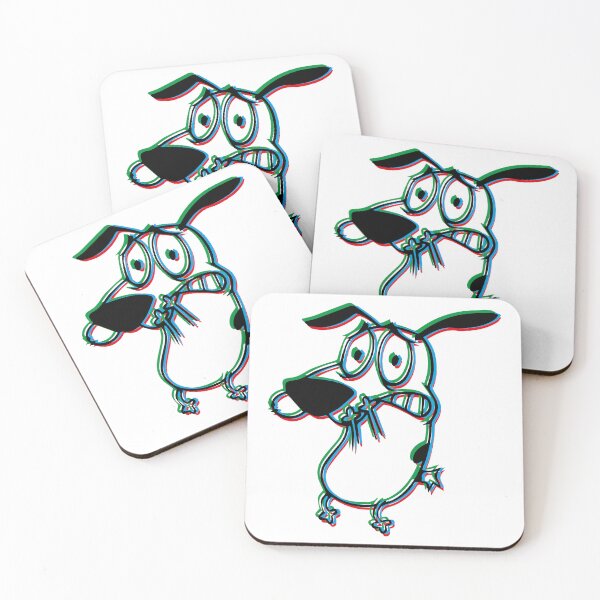 Item preview, Courage the Cowardly Dog Cartoon designed and sold by Necronder.