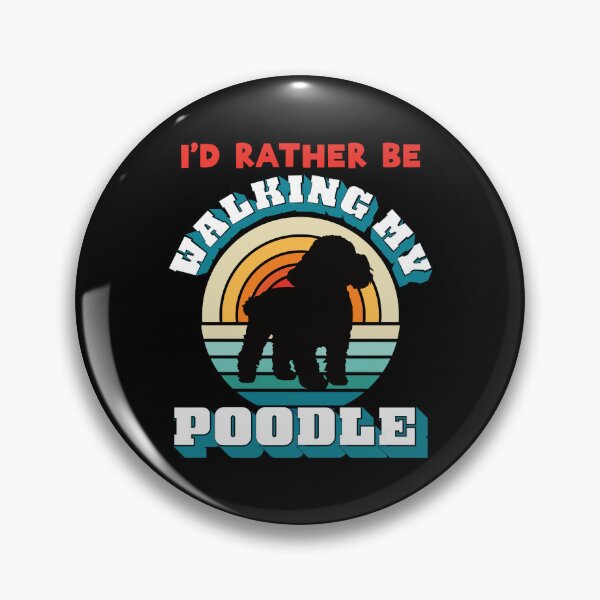 Item preview, Id Rather be Walking My Poodle - Dog Lovers designed and sold by DebbisPalette.