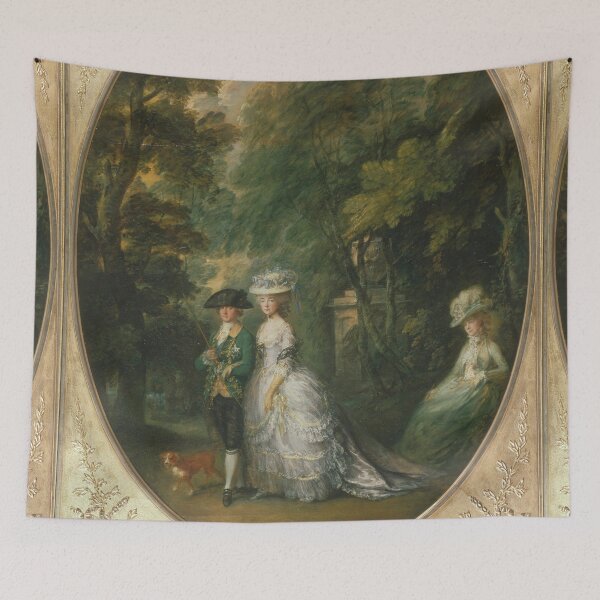 Item preview, Thomas Gainsborough (1727-88) - Henry, Duke of Cumberland with Anne, Duchess of Cumberland, and Lady Elizabeth Luttrell designed and sold by Vintage Designs +.