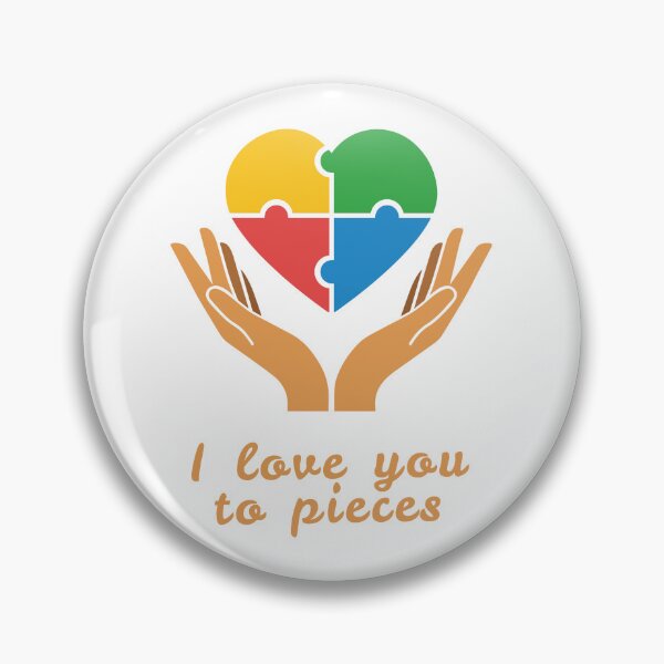 Item preview, I love you to pieces designed and sold by Gabi Siebenhühner.