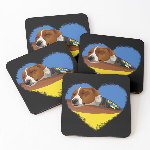 Item preview, My Heart Is With Patron, Ukraine Sleeping Dog Patron designed and sold by Aide.