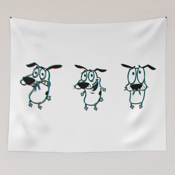 Item preview, Courage the cowardly dog designed and sold by Necronder.