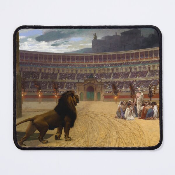 Item preview,   The Christian Martyrs’ Last Prayer By Jean Leon Gerome - The Christian Martyrs' Last Prayer Lions 1883 Painting By Jean-Léon Gérôme designed and sold by TeeARTHY.