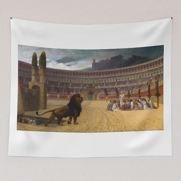 Item preview,   The Christian Martyrs’ Last Prayer By Jean Leon Gerome - The Christian Martyrs' Last Prayer Lions 1883 Painting By Jean-Léon Gérôme designed and sold by TeeARTHY.