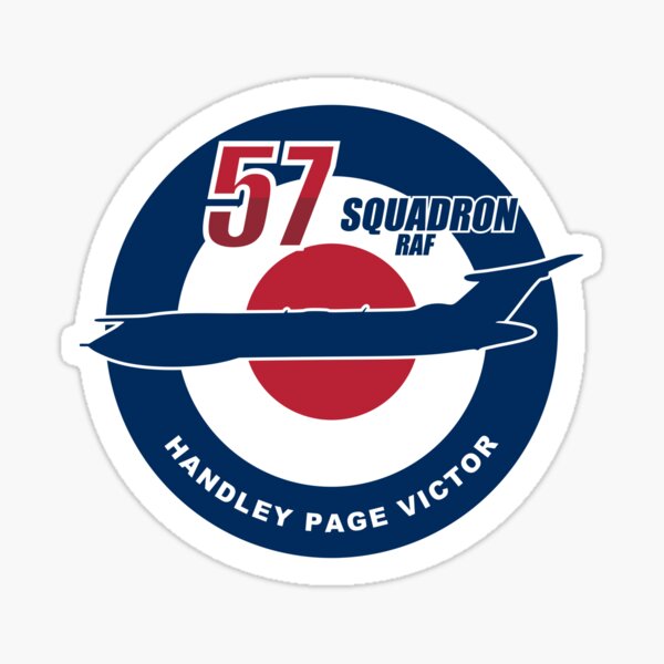 Vista previa del artículo con la obra «Handley Page Victor - Escuadrón n.° 57 de la RAF», diseñado y vendido por StrongVlad.