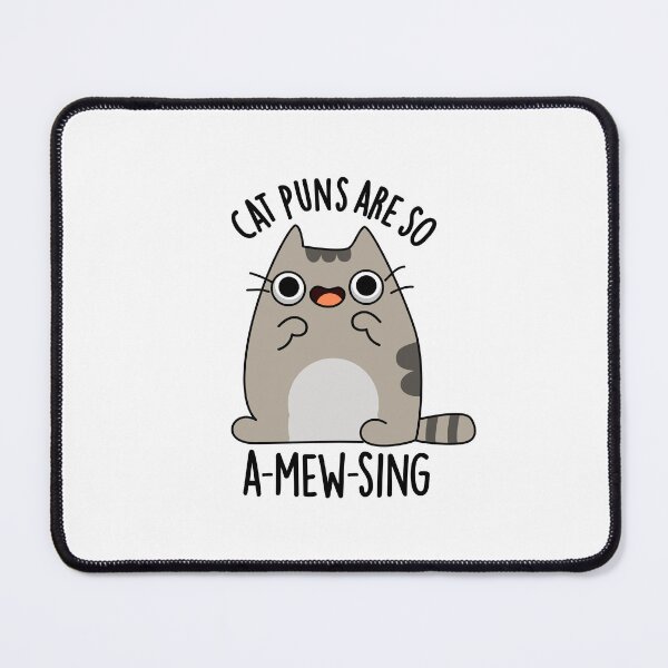 Item preview, Cat Puns Are So A-mew-sing Funny Animal Puns designed and sold by punnybone.