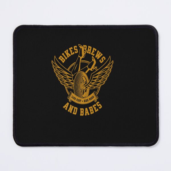 Item preview, Classic Bikes Brews and Babes Motorcycle Biker Party Design Premium designed and sold by Sarena84.