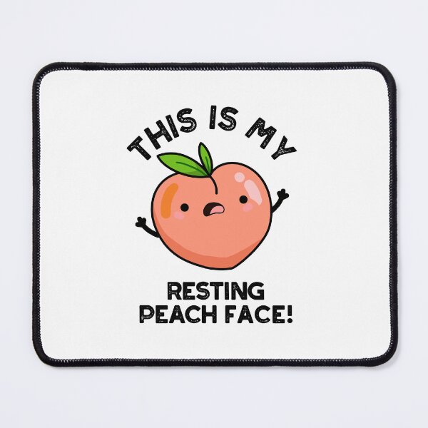 Item preview, This Is My Resting Peace Face Funny Fruit Puns designed and sold by punnybone.