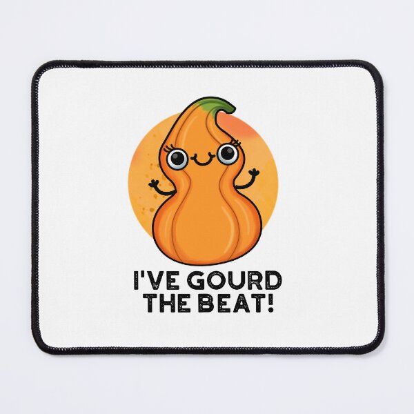 Item preview, I've Gourd The Beat Cute Veggie Puns designed and sold by punnybone.