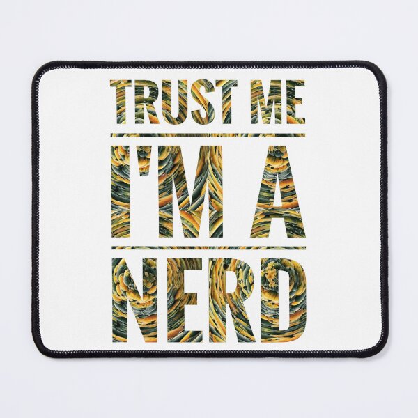 Item preview, Trust Me I'm a Nerd - Hypnotic Orange designed and sold by gphotobox.