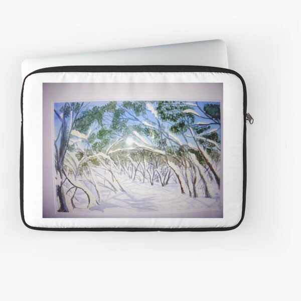 Item preview, Snow on the Bluff spur trail  at Mt  Stirling designed and sold by taariqhassan.