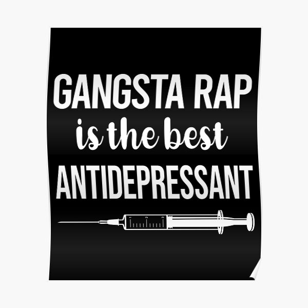 Gangsta Rapper Posters for Sale | Redbubble