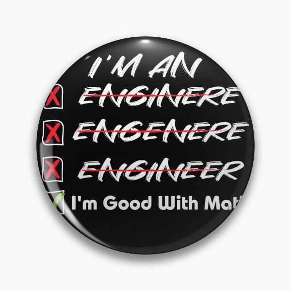 Item preview, Funny I'm an Engineer Misspelled designed and sold by RoguePixel.