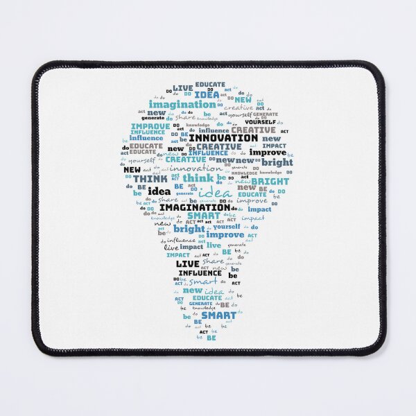 Item preview, Be Creative! Be Smart! Be Yourself! Wordcloud in Blue designed and sold by gphotobox.