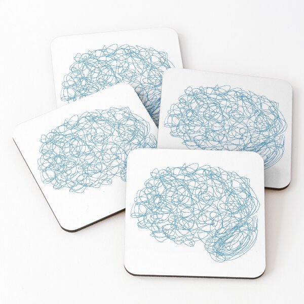 Item preview, Brain Scribble Doodle Psychology Psych Cerebrum designed and sold by hopecope.