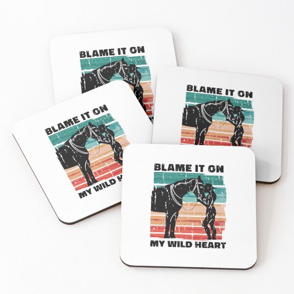 Item preview, Horse Art - Blame It On My Wild Heart designed and sold by KaylaStudio.