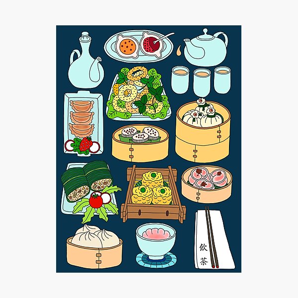 Sunday Dim Sum Lunch Photographic Print