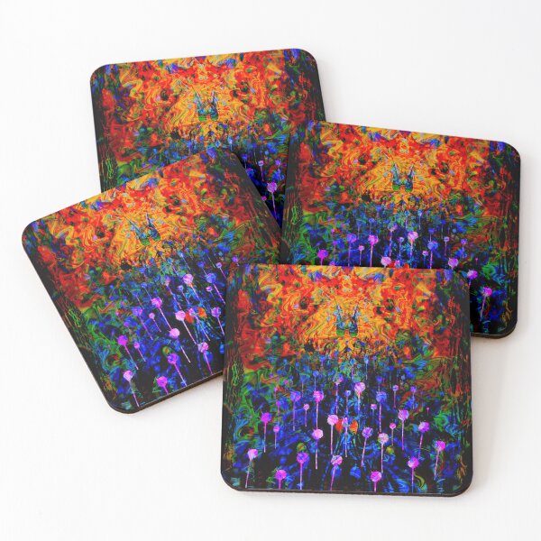 Item preview, abstract multicoloured intense artwork  designed and sold by TipTopTapo.