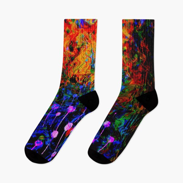 Item preview, abstract multicoloured intense artwork  designed and sold by TipTopTapo.