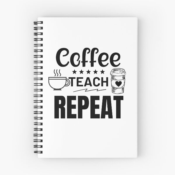 Item preview, Coffee teach repeat designed and sold by noyomiart.