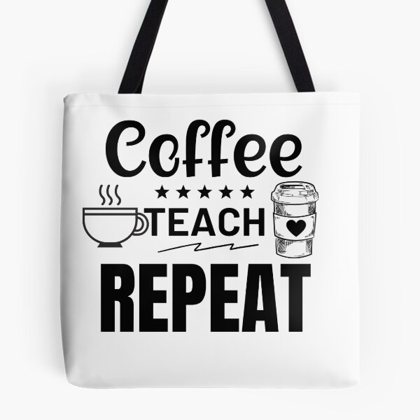 Item preview, Coffee teach repeat designed and sold by noyomiart.