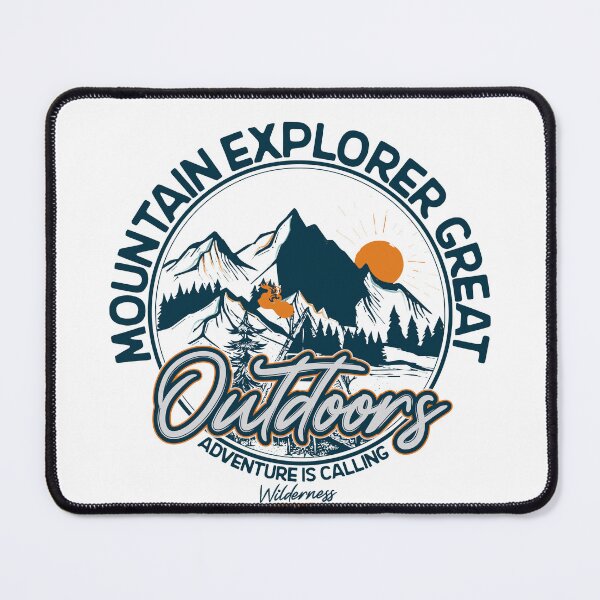 Artikelvorschau, Adventure is Calling Hiking Camping entworfen und verkauft von RoguePixel.