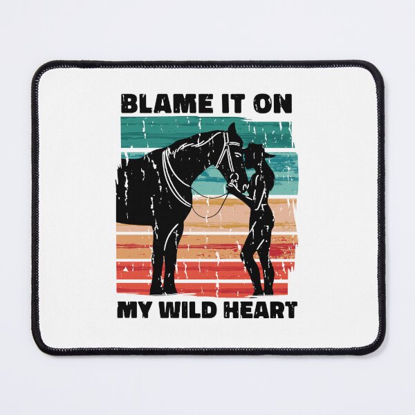 Item preview, Horse Art - Blame It On My Wild Heart designed and sold by KaylaStudio.