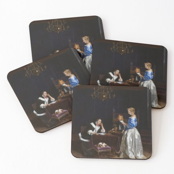Item preview, The Letter - Gerard ter Borch (Zwolle 1617-Deventer 1681)  designed and sold by Vintage Designs +.