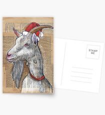 Christmas Goat Postcards