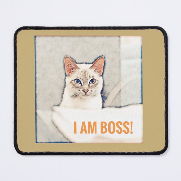 Item preview, The Cat - I am Boss - Orange designed and sold by gphotobox.