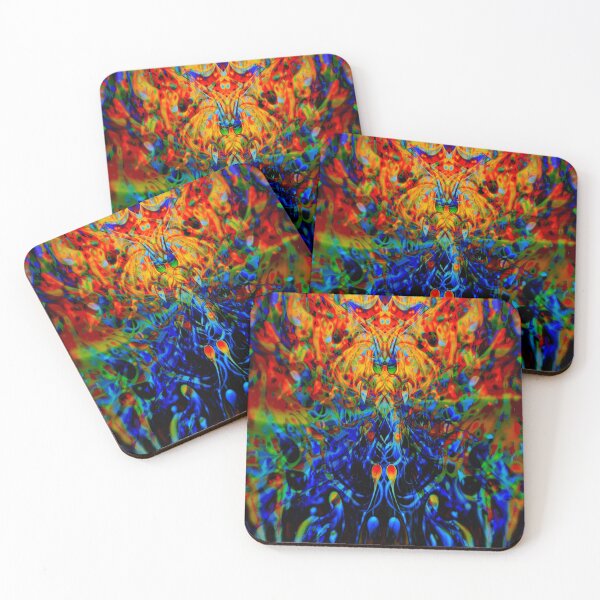 Item preview, Crazy psychedelic Abstract multicoloured artwork  designed and sold by TipTopTapo.