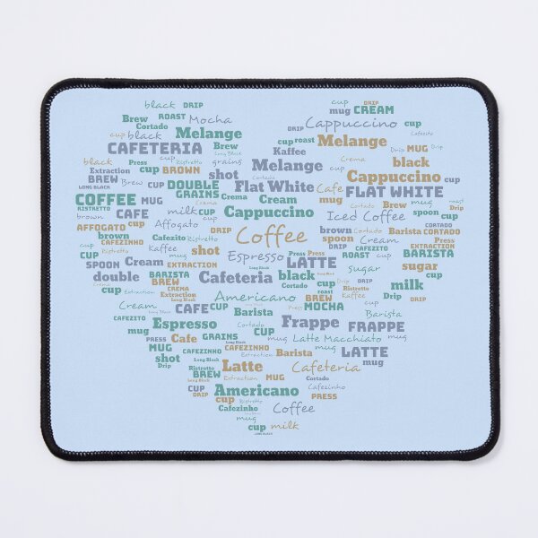Item preview, Love Coffee! Blue Heart! designed and sold by gphotobox.