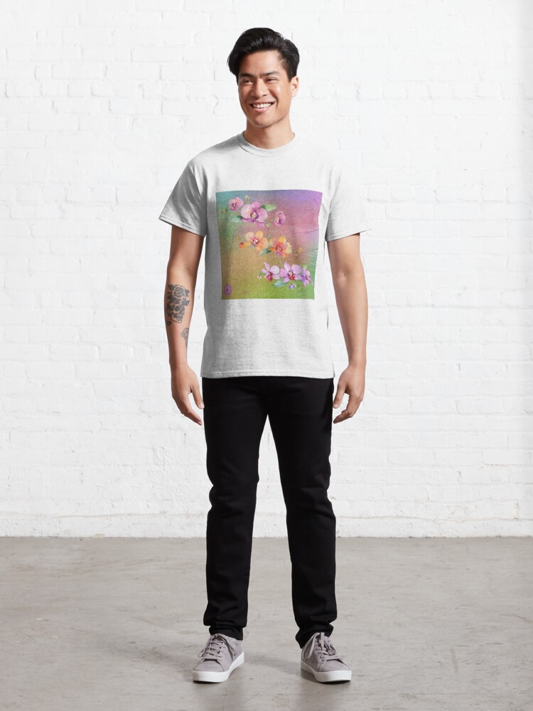Alternate view of Orchid Watercolor Palette Painting Classic T-Shirt