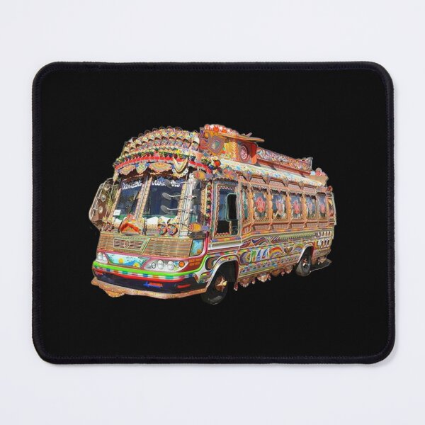 Item preview, Truck Art Unique Style Desi Touch Pakistani Local Bus Classic T-Shirt designed and sold by amberk1cira.