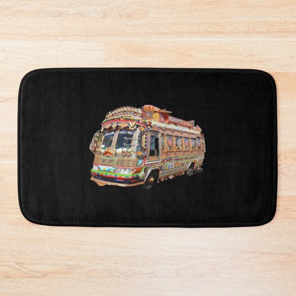 Item preview, Truck Art Unique Style Desi Touch Pakistani Local Bus Classic T-Shirt designed and sold by amberk1cira.