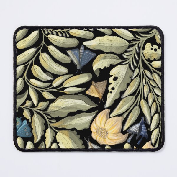 Item preview, Night garden - Moth & Snail  designed and sold by Monica Luni.