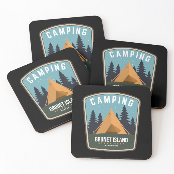 Item preview, Brunet Island State Park Camping Wisconsin Campsite designed and sold by Friday NightCo.