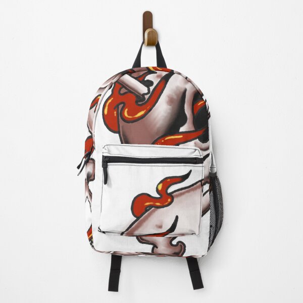 Item preview, Flaming skull and crossbones designed and sold by Elixerdesign.