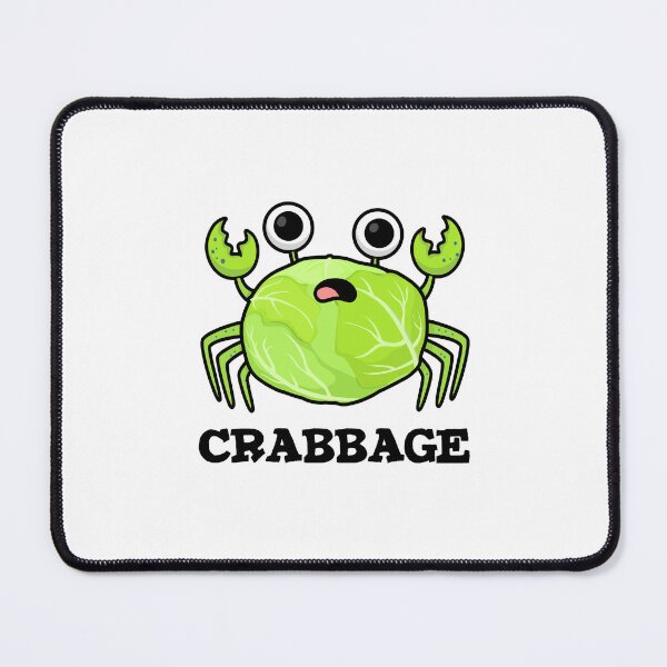 Item preview, Crabbage Funny Cabbage Crab Puns  designed and sold by punnybone.