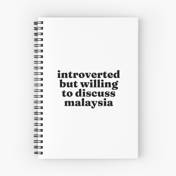 Item preview, Introverted But Willing To Discuss Malaysia - Malaysian designed and sold by MountainD.