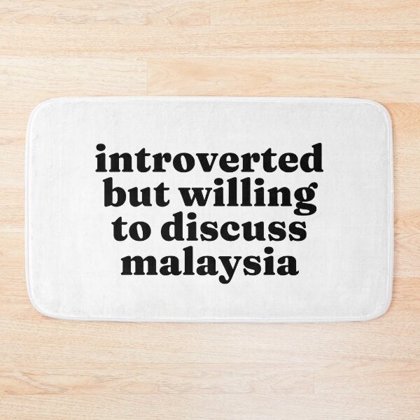 Item preview, Introverted But Willing To Discuss Malaysia - Malaysian designed and sold by MountainD.