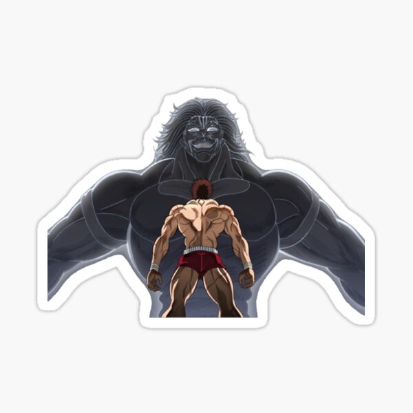 Yuichiro Hanma Baki the grappler sticker Sticker for Sale by