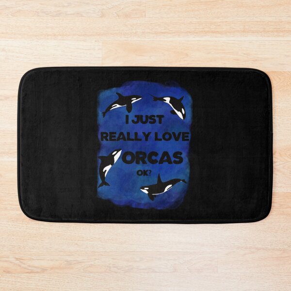 Item preview, I Really Love Orcas Black Essential T-Shirt designed and sold by ximenagene.