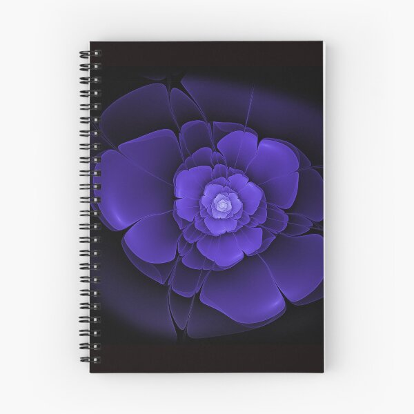 Item preview, Fractal Abstract Art Blue Flower designed and sold by Flowerone.