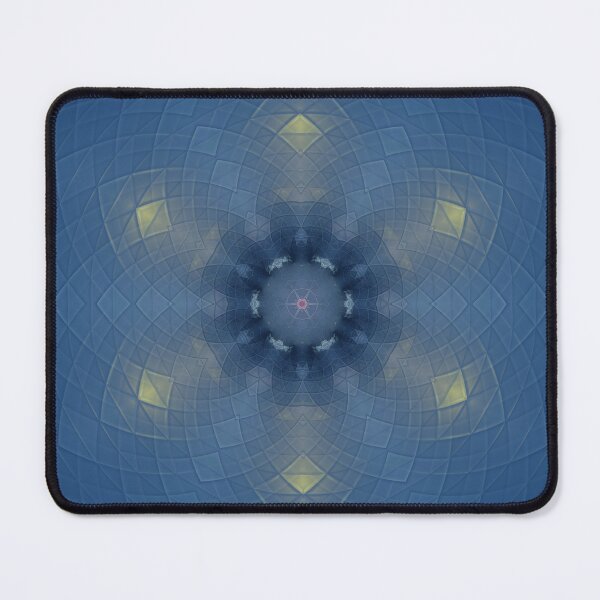 Item preview, Kaleidoscope Star II - Blue and Golden Light designed and sold by gphotobox.